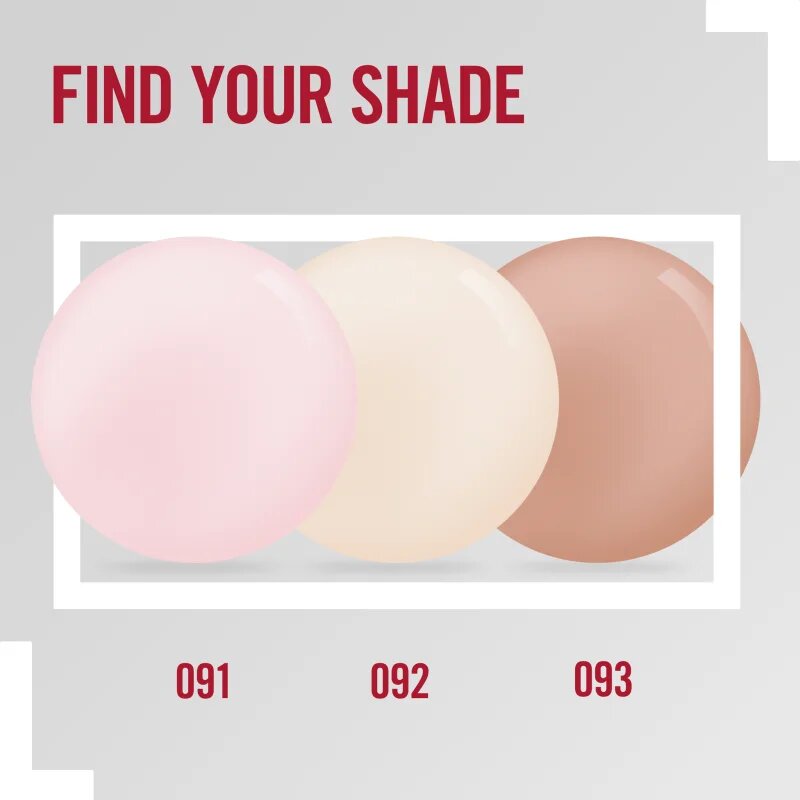 Rimmel Super Gel Step 1 за френски маникюр цвят 090 Porcelain 12 мл.