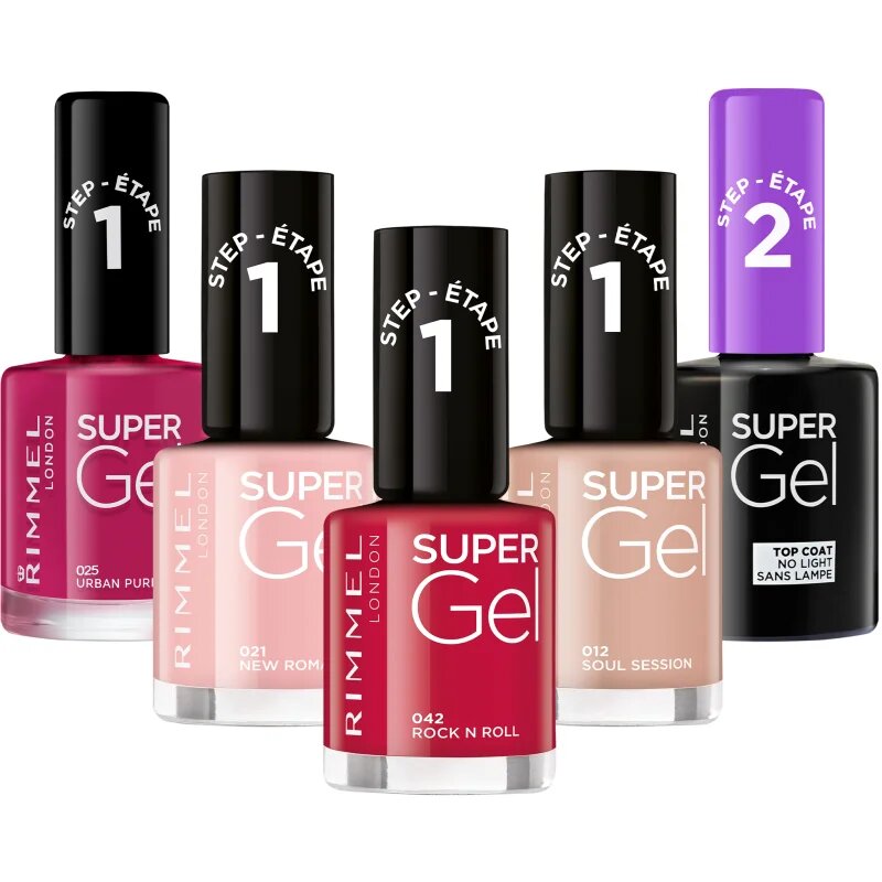 Rimmel Super Gel Step 2 топ защитен лак за нокти с гланц 12 мл.