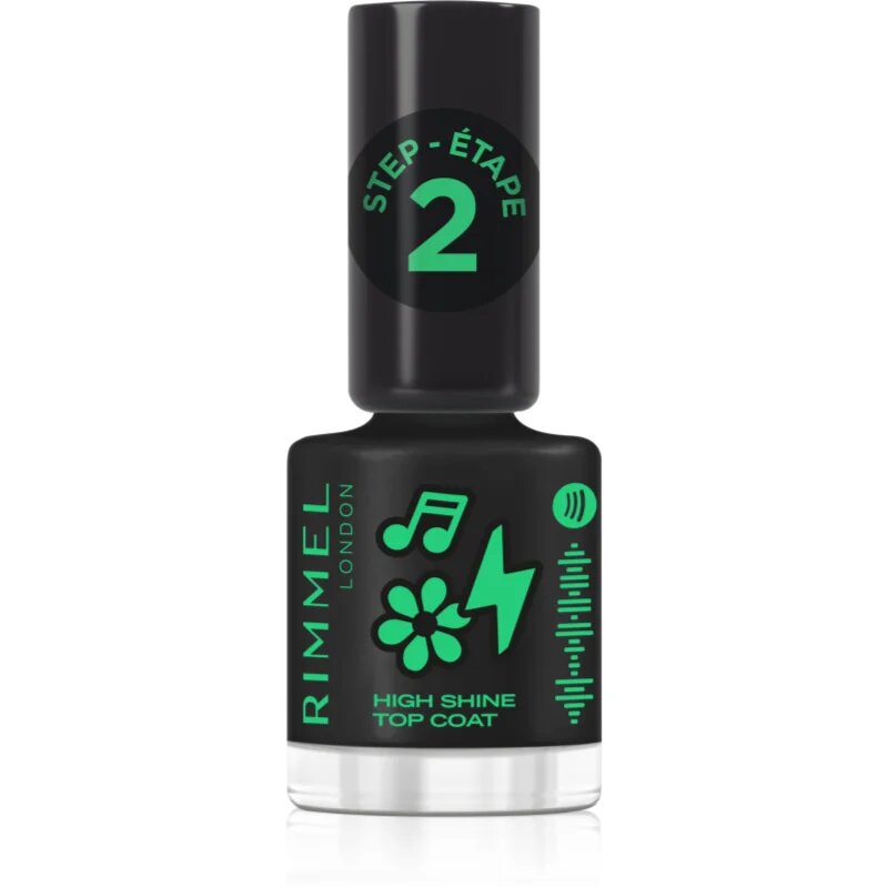Rimmel SuperGel лак за нокти цвят 001 Top Coat 12 мл.