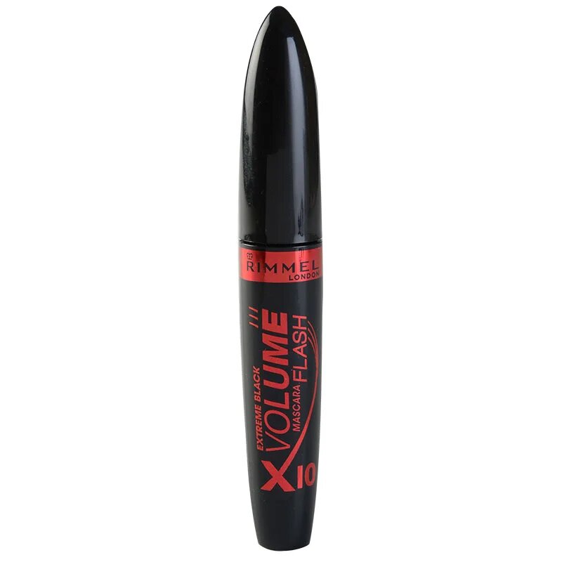 Rimmel Volume Flash X10 Extreme Black спирала за обем и сгъстяване на миглите цвят 001 Extreme Black 8 мл.