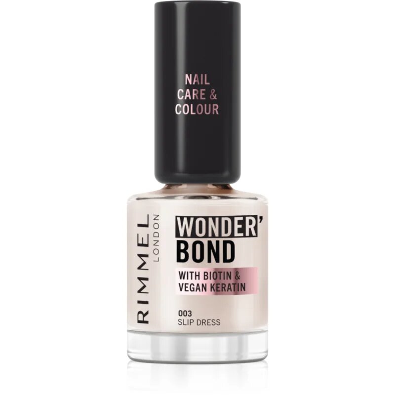 Rimmel Wonder'Bond лак за нокти цвят 003 Slip Dress 12 мл.