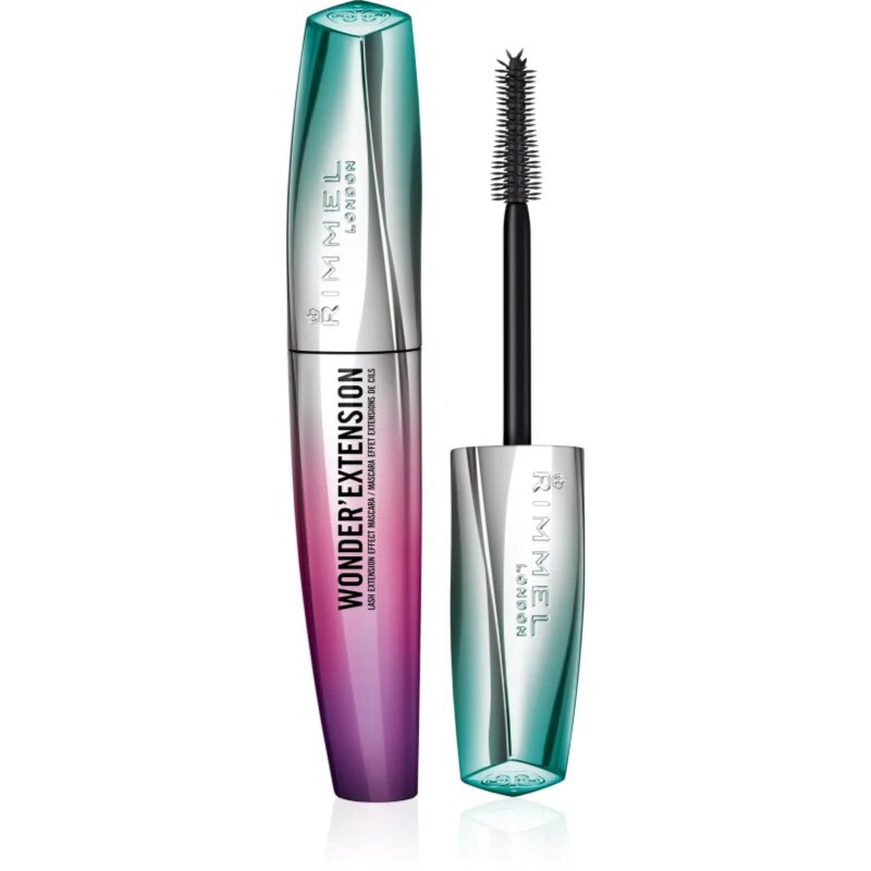 Rimmel Wonder'Extension удължаваща спирала за плътни мигли цвят 002 Brown Black 11 мл.
