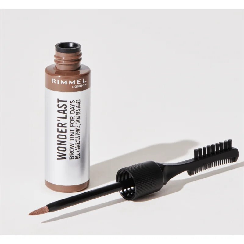 Rimmel Wonder'Last полуперманентна гел боя за вежди цвят 002 Soft Brown 4.5 мл.
