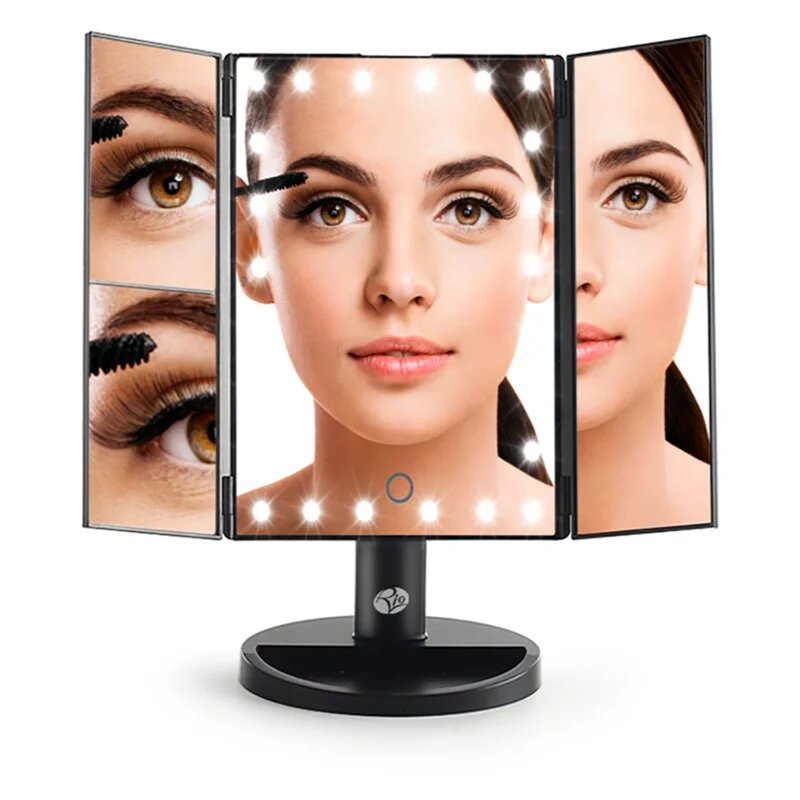 RIO 24LED Touch Dimmable Make-up Mirror козметично огледалце с LED подсветка 1 бр.