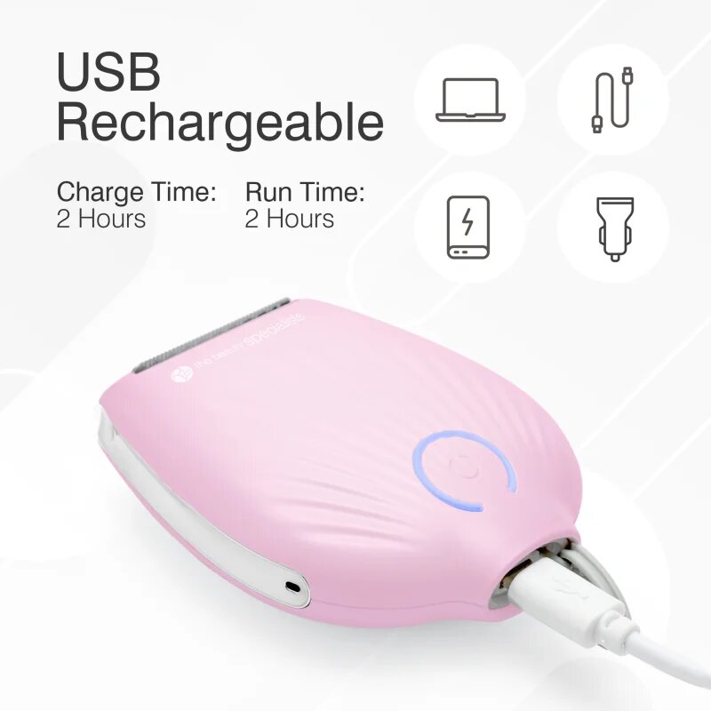 RIO Go Smooth дамски епилатор Pink Chrome 1 бр.