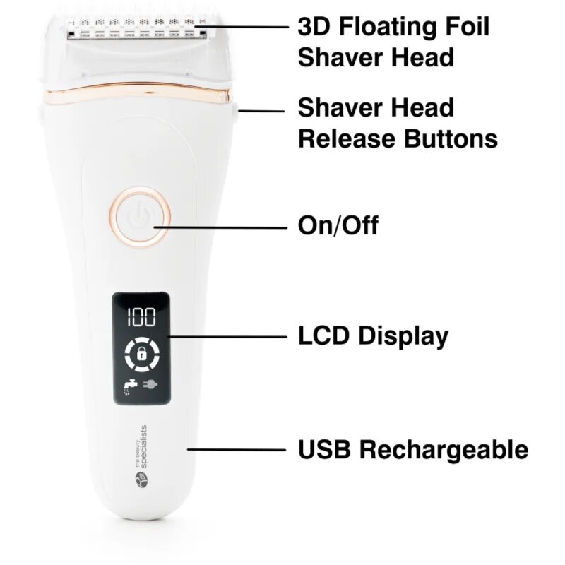 RIO Go Smooth Wet & Dry Lady Shaver дамски епилатор 1 бр.