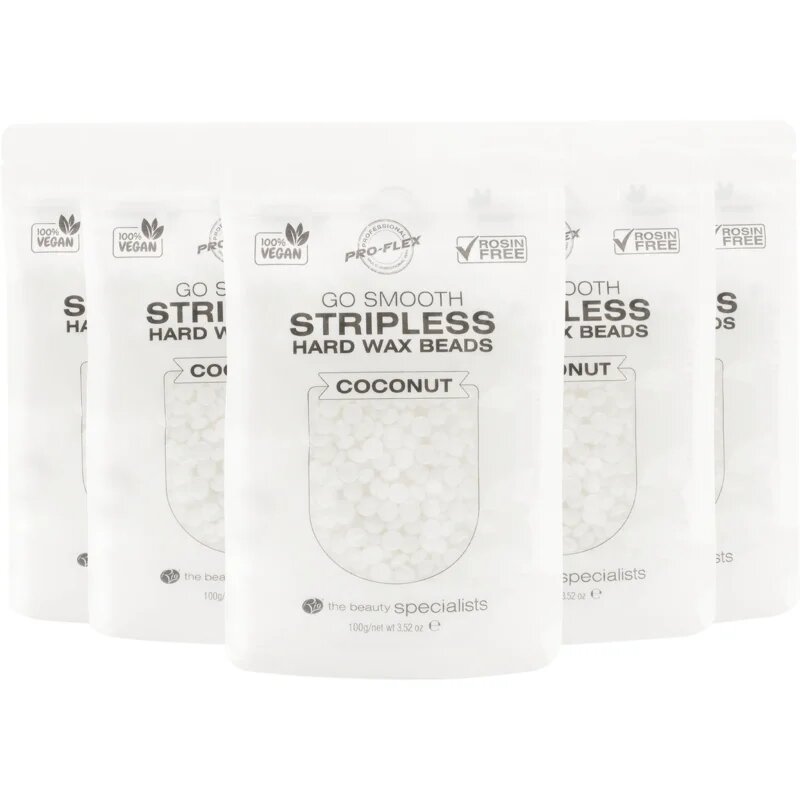 RIO Hard Wax Beads Coconut восъчни топчета за депилация 5x100 гр.