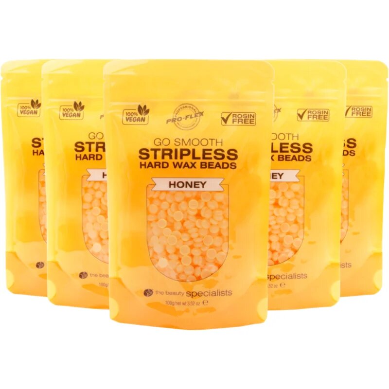RIO Hard Wax Beads Honey восъчни топчета за депилация 5x100 гр.