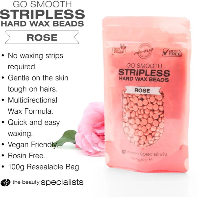 RIO Hard Wax Beads Rose восъчни топчета за депилация 5x100 гр.