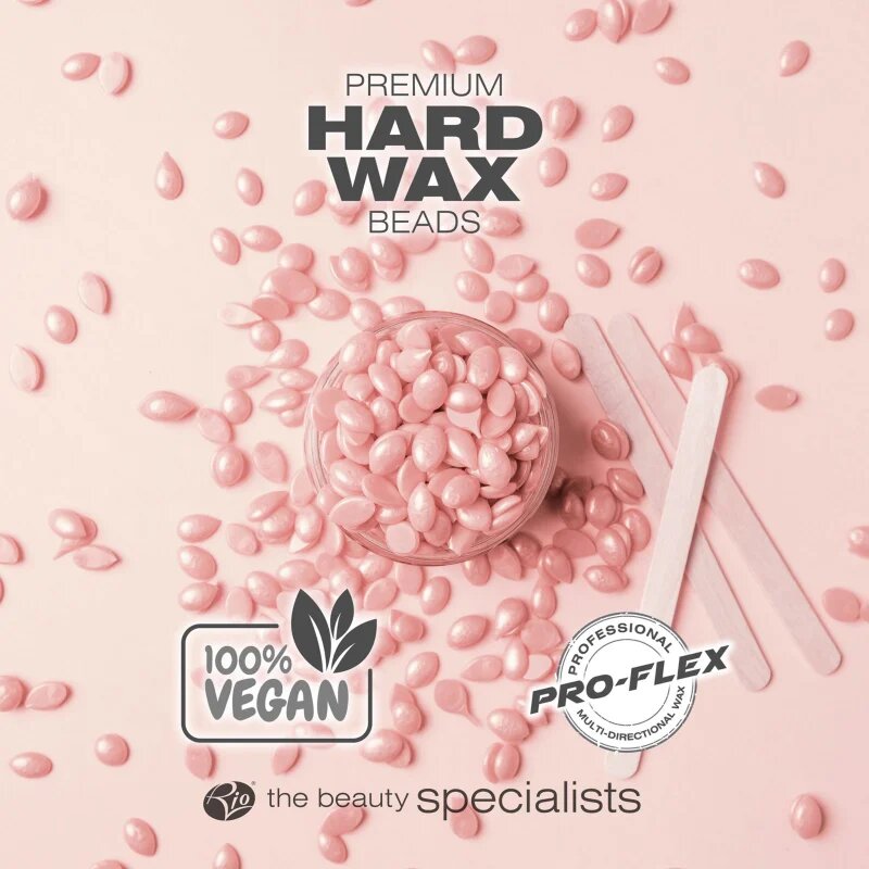 RIO Hard Wax Beads Rose восъчни топчета за депилация 750 гр.