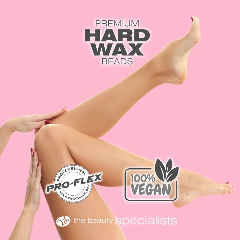 RIO Hard Wax Beads Rose восъчни топчета за депилация 750 гр.