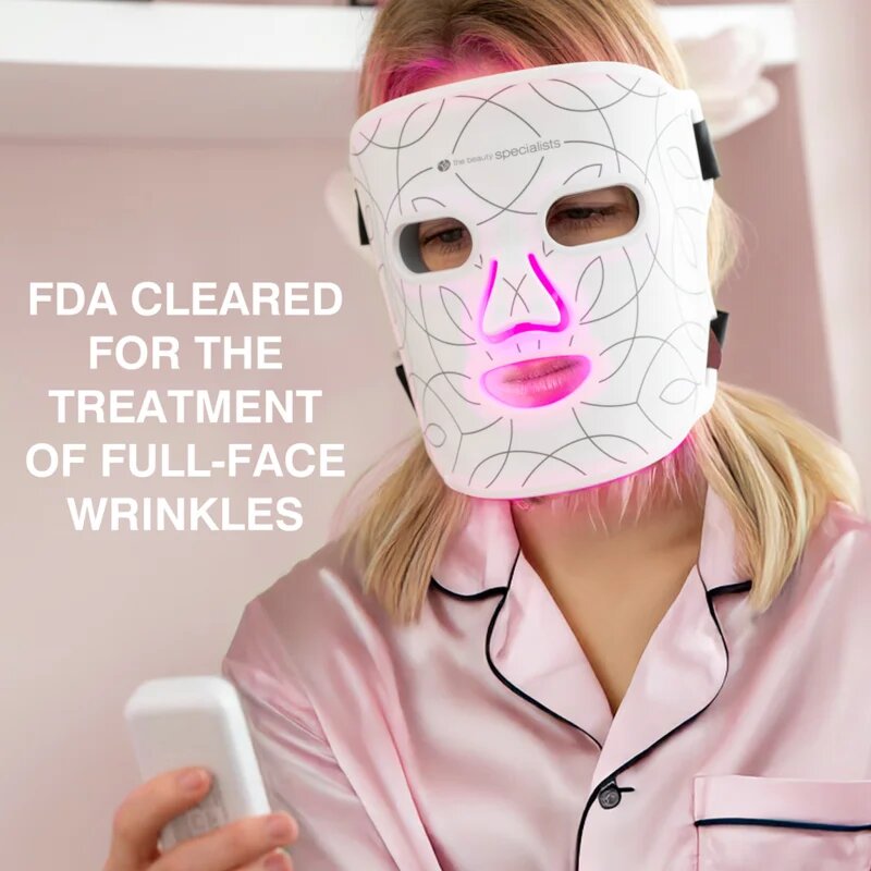 RIO LED Face Mask Advanced Anti-Aging LED маска за лице 1 бр.