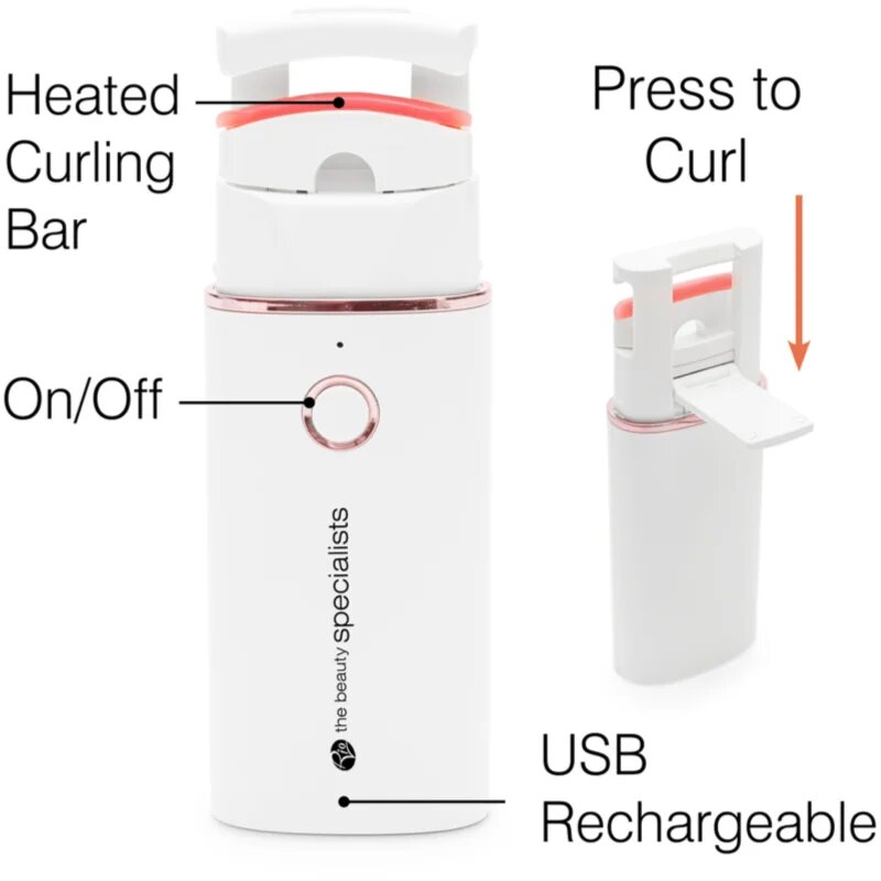 RIO Wow Lash Heated Eyelash Curler маша за извиване на мигли 1 бр.