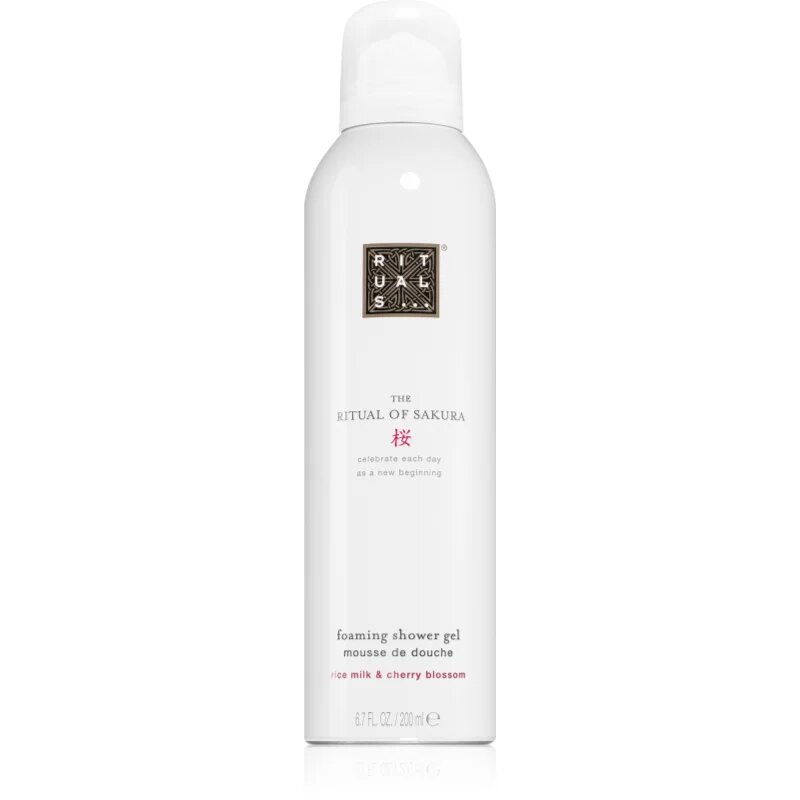 Rituals The Ritual Of Sakura душ пяна Rice Milk & Cherry Blossom 200 мл.