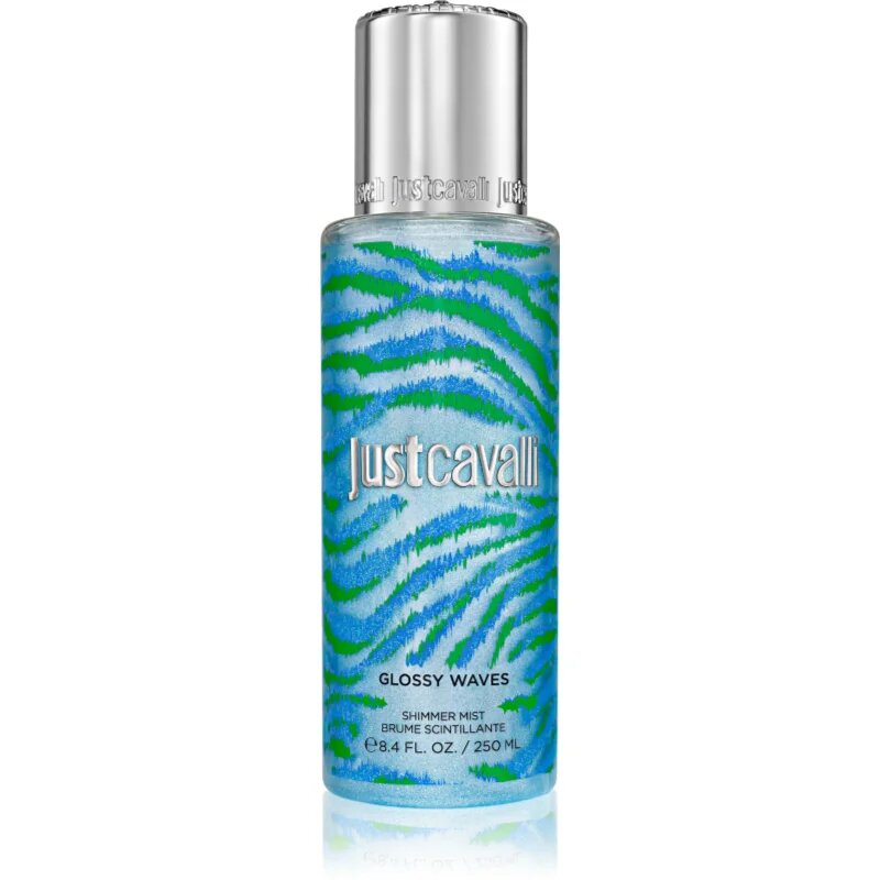 Roberto Cavalli Just Cavalli Glossy Waves освежаваща мъгла за тяло за жени 250 мл.