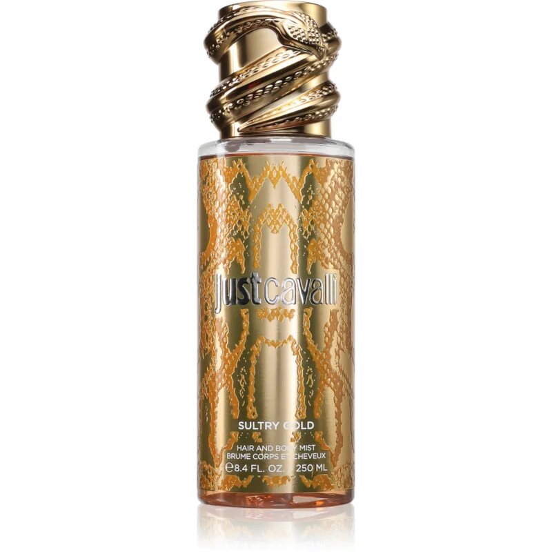 Roberto Cavalli Just Cavalli Sultry Gold Парфюмирана мъгла за тяло и коса за жени 250 мл.