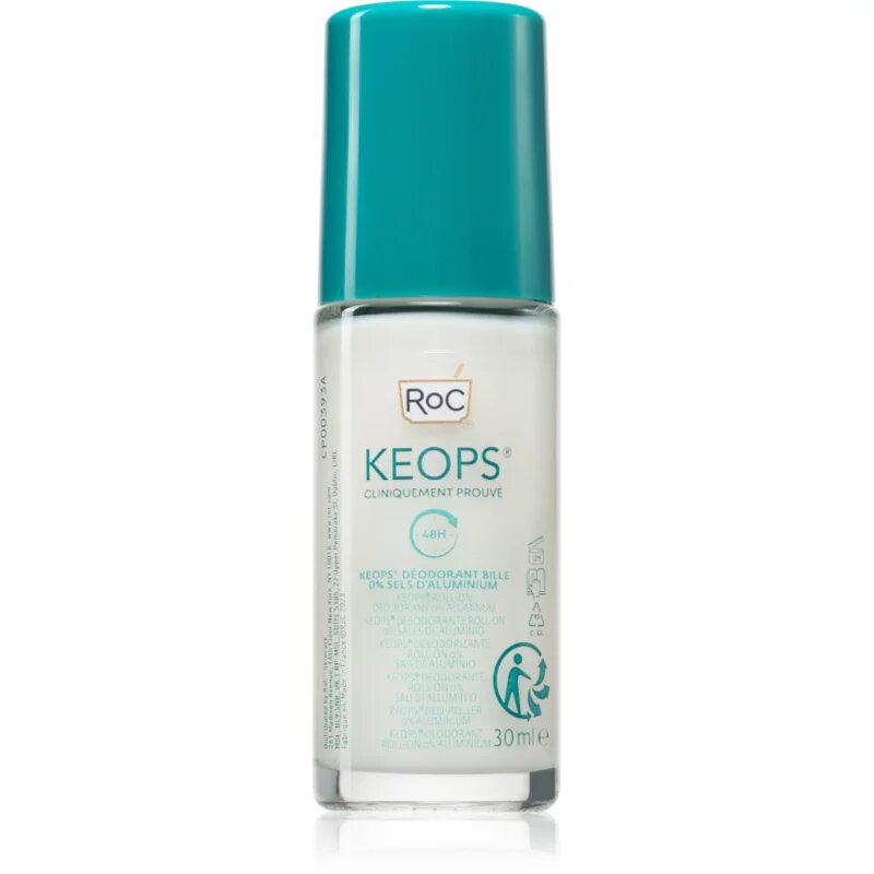 RoC Keops Roll-On Deodorant 0% Aluminium рол-он за чувствителна кожа без парфюм 30 мл.