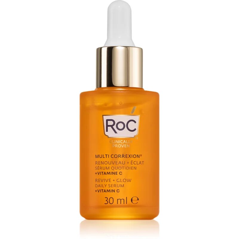 RoC Multi Correxion Revive + Glow озаряващ серум с витамин С на лицето и шията 30 мл.
