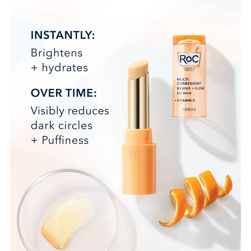 RoC Multi Correxion Revive + Glow озаряващи очен балсам с витамин С 4 гр.