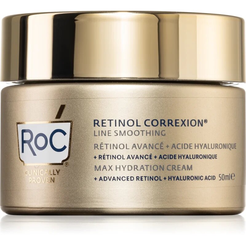 RoC Retinol Correxion Line Smoothing хидратиращ крем с хиалуронова киселина 50 мл.
