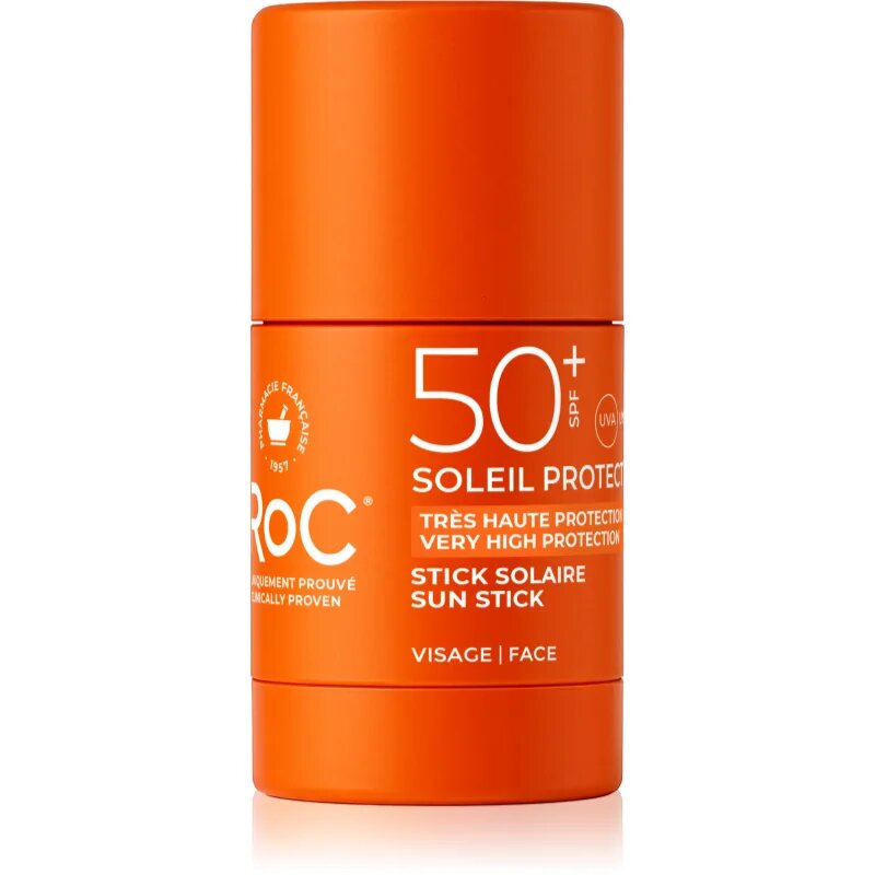 RoC Soleil Protect Sun Stick защитен стик за чувствителни места SPF 50+ 15 гр.