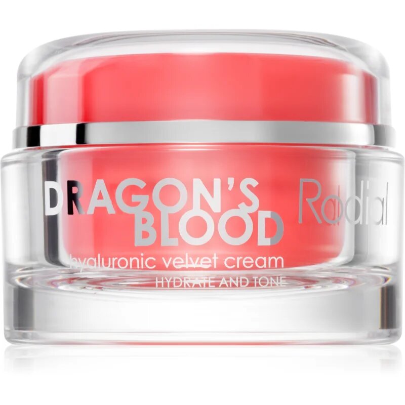 Rodial Dragon's Blood Velvet Cream крем за лице с хиалуронова киселина за суха кожа 50 мл.