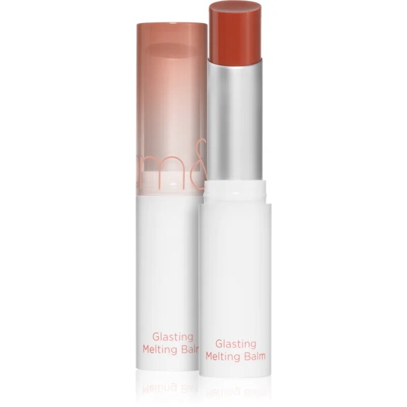 rom&nd Glasting Melting Balm тониращ балсам за устни за сияен блясък цвят 03 Sorbet Balm 3.5 гр.