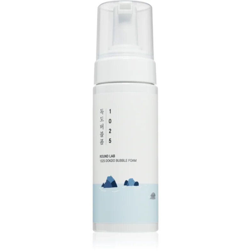 ROUND LAB 1025 Dokdo Bubble Foam хидратираща почистваща пяна с успокояващ ефект 150 мл.