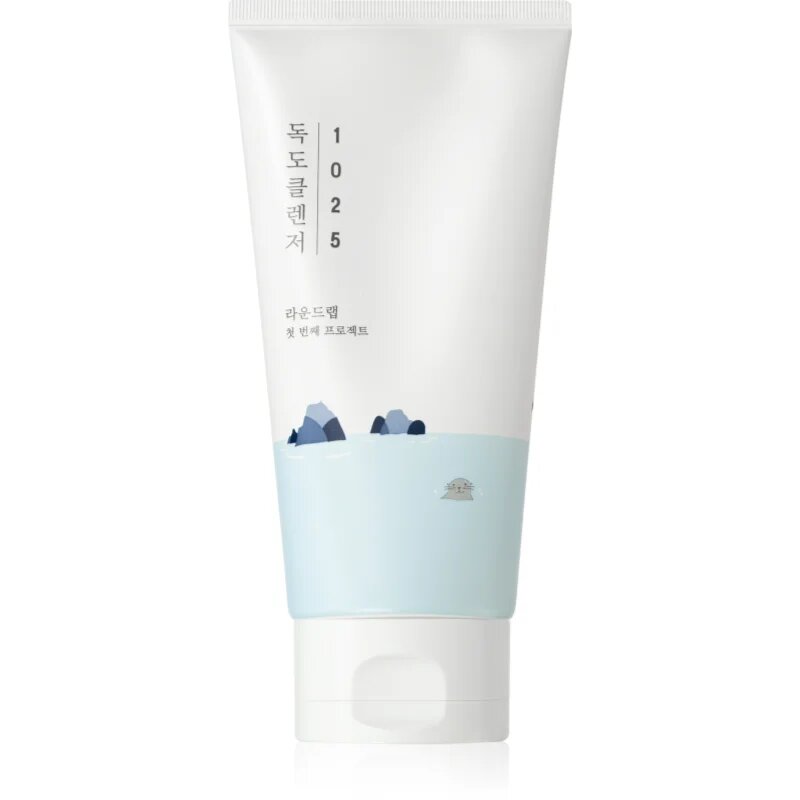 ROUND LAB 1025 Dokdo Cleanser почистваща крем- пяна за чувствителна и суха кожа 150 мл.