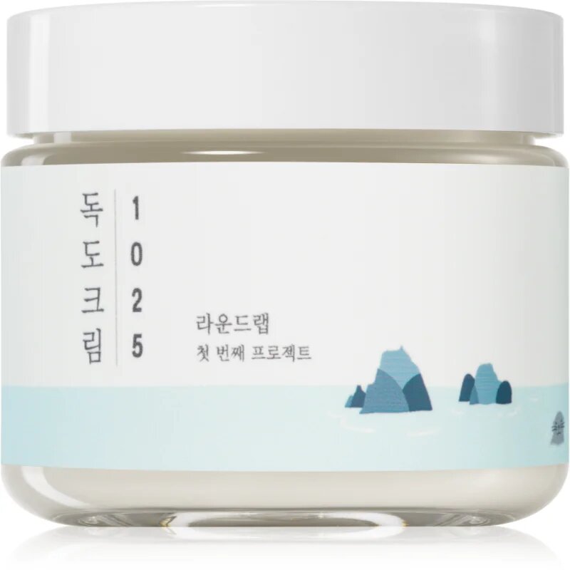 ROUND LAB 1025 Dokdo Cream регенериращ и хидратиращ крем за суха до чувствителна кожа 80 мл.