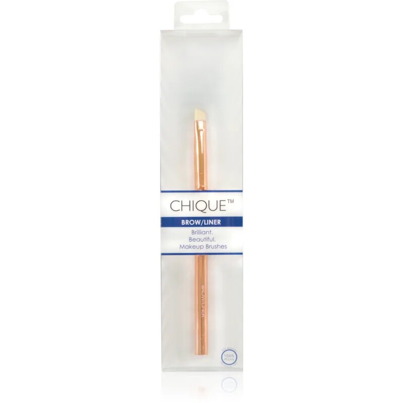 Royal and Langnickel Chique Rose Gold четка за вежди и очна линия 1 бр.