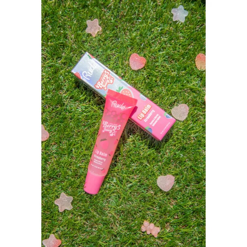 Rude Cosmetics Berry Juicy хидратиращ балсам за устни цвят Strawberry 10 мл.