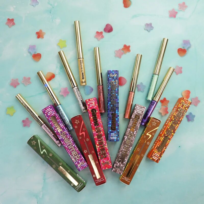 Rude Cosmetics Gimme Shimmer дълготрайна очна линия цвят Rose Quartz 2.5 гр.
