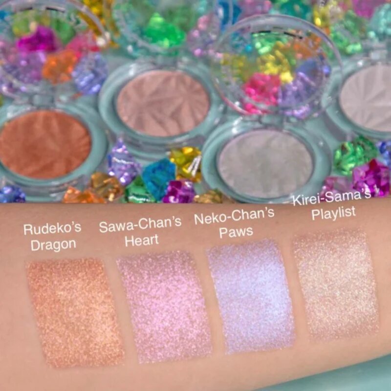 Rude Cosmetics Manga Collection Twinkle Twinkle Highlighter компактна озаряваща пудра цвят Kirei-Sama's Playlist 4 гр.