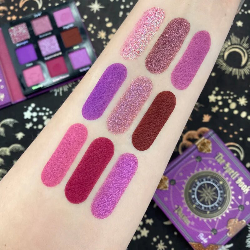 Rude Cosmetics The Spell Book палитра сенки за очи цвят Passion 10.8 гр.