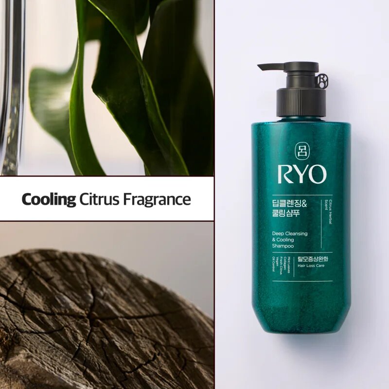 RYO Deep Cleansing & Cooling Shampoo дълбоко почистващ шампоан с охлаждащ ефект 480 мл.