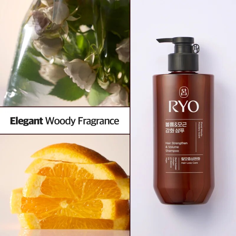 RYO Hair Strengthen & Volume Shampoo подсилващ шампоан за обем 480 мл.