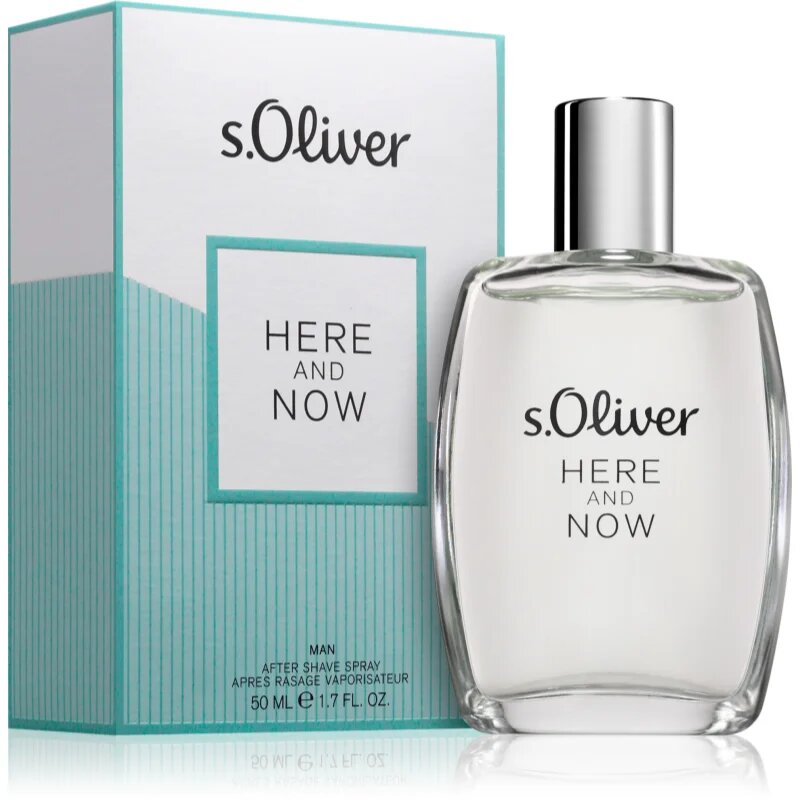 s.Oliver Here and Now Men афтършейв за мъже 50 мл.