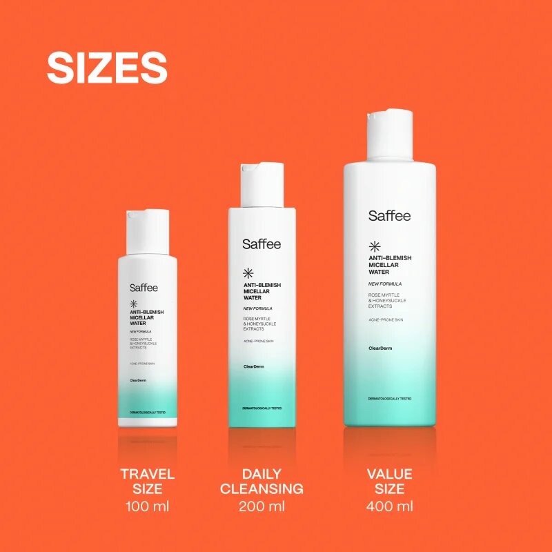 Saffee ClearDerm Anti-blemish Micellar Water мицеларна вода за проблемна кожа 100 мл.
