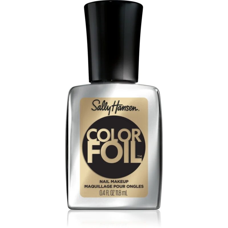Sally Hansen Color Foil лак за нокти с огледален ефект цвят 140 Gold Standard 118 мл.