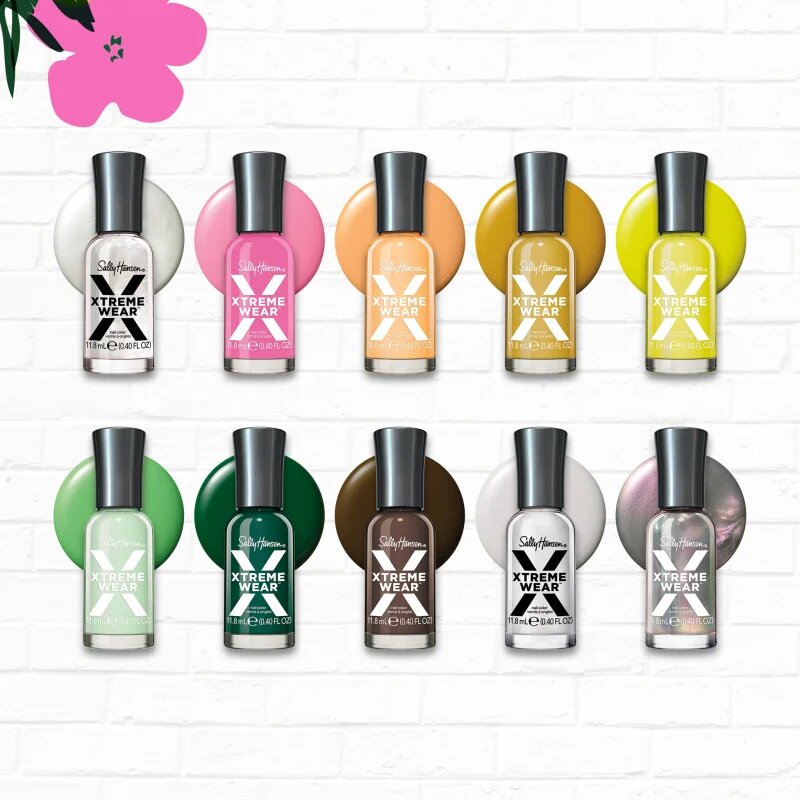Sally Hansen Hard As Nails Xtreme Wear укрепващ лак за нокти цвят 130 City Of Gleams 118 мл.