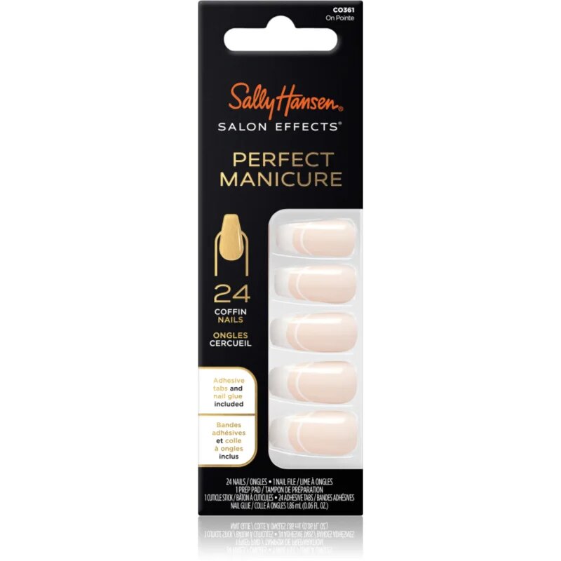 Sally Hansen Salon Effects Изкуствени нокти CO361 On Pointe 24 бр.