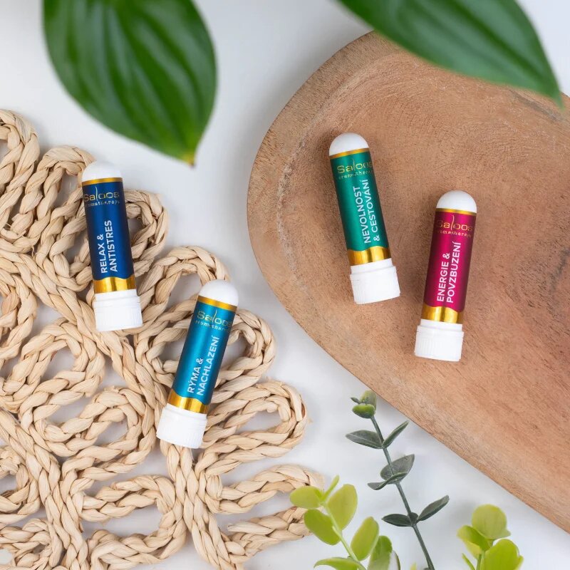 Saloos Aromatherapy Energie & Povzbuzení инхалер за нос с есенциални масла 1 бр.