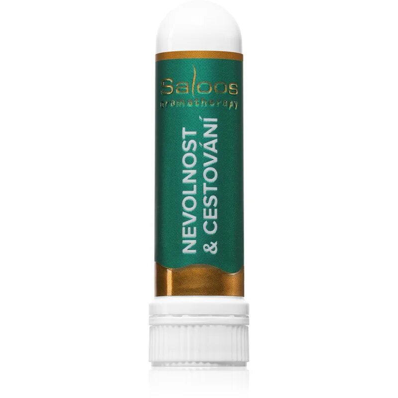 Saloos Aromatherapy Nevolnost & Cestování инхалер за нос с есенциални масла 1 бр.