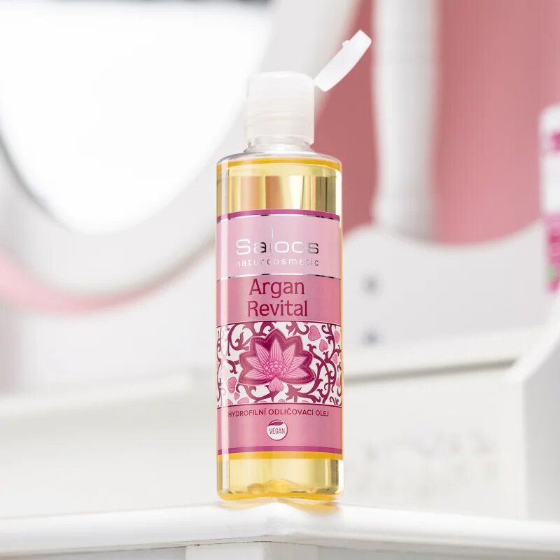 Saloos Make-up Removal Oil Argan Revital почистващо и премахващо грима масло 200 мл.