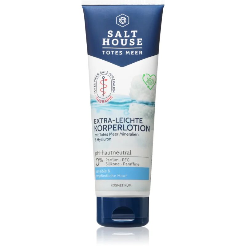 Salt House Dead Sea Light Body Milk тоалетно мляко за тяло за чувствителна кожа 250 мл.