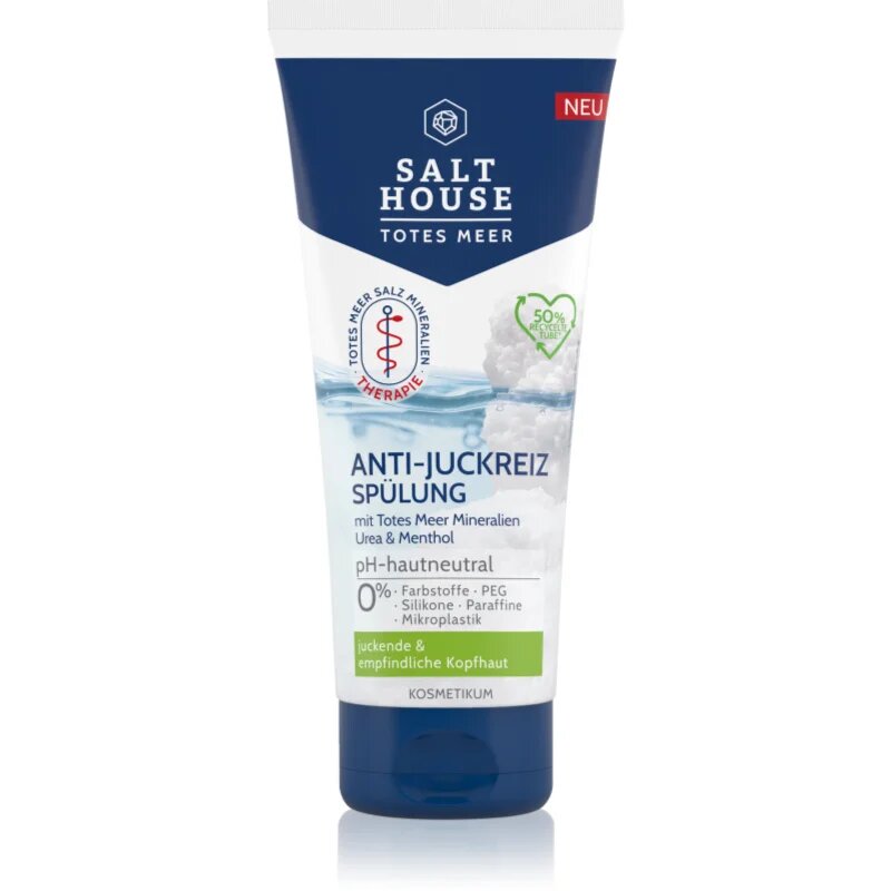 Salt House Dead Sea Therapy Anti-Itch Conditioner успокояващ балсам за суха и сърбяща кожа на главата 200 мл.