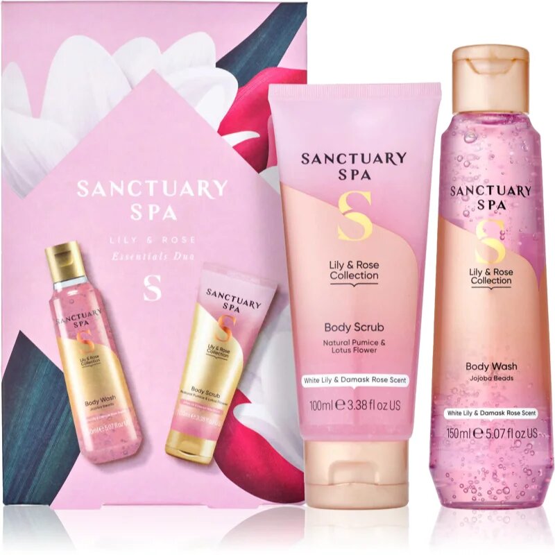 Sanctuary Spa Lily & Rose Essentials подаръчен комплект дуо