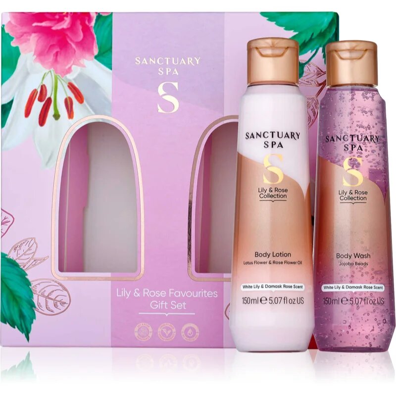 Sanctuary Spa Lily & Rose Favourites подаръчен комплект за тяло