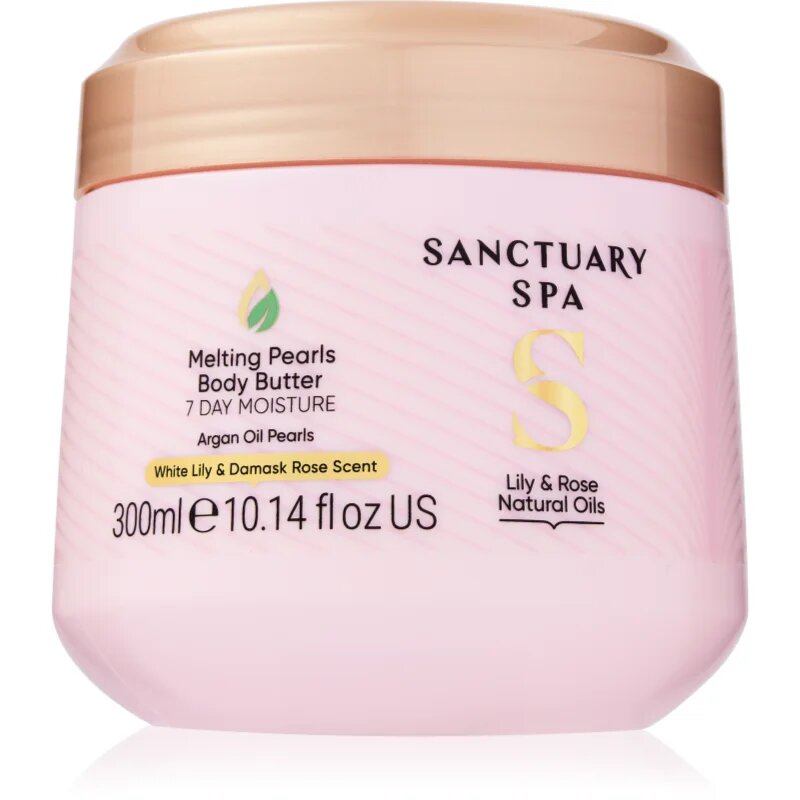 Sanctuary Spa Lily & Rose Natural Oils интензивно хидратиращо масло за тяло 300 мл.